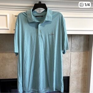 Greg Norman Collection Aqua Polo Shirt